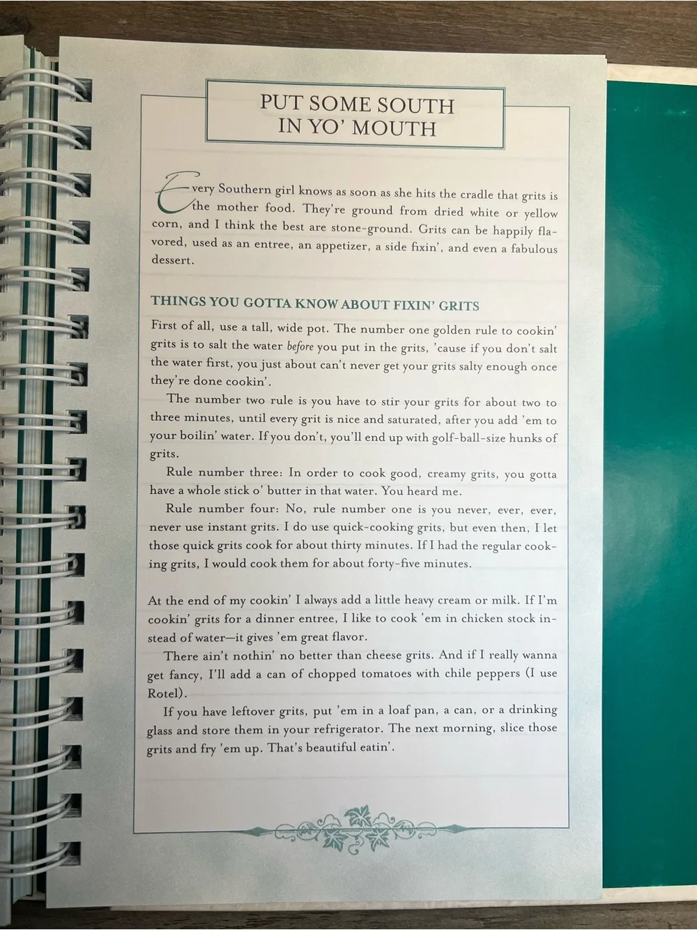 Paula Deen Kitchen Wisdom Recipe Journal
